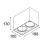 Накладной корпус для светильников "Smart surface box for Smart LED GI" 12512056 Modular