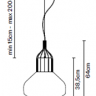 Подвесной светильник AEROSTAT F27 A13 41 Fabbian