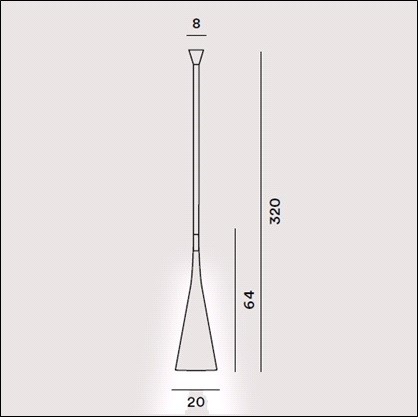 Светильник подвесной Uto sospensione bianco (142000 10) Foscarini