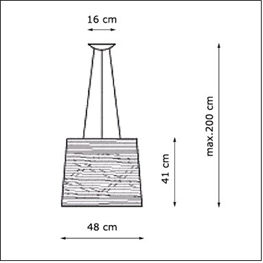 Светильник подвесной Tress sospensione grande LED dimmable nero(182007LD 20) Foscarini