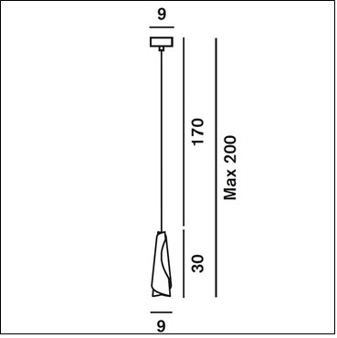 Светильник подвесной Maki sospensione bianco (219007 10) Foscarini