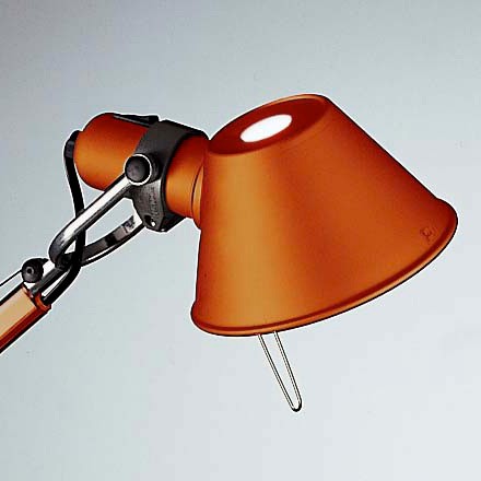 Настольная лампа TOLOMEO MICRO TABLE - Anodized orange - Body + Base A011860 Artemide