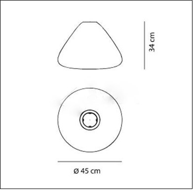 Светильник потолочный CAPSULE 45 HALO soff арт.1604010A Artemide