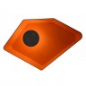 Светильник накладной Nenuphar plafonnier petit gris/orange (Pl90ngo) Design Heure