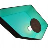 Светильник накладной Nenuphar plafonnier petit marron/turquoise (Pl90nmt) Design Heure